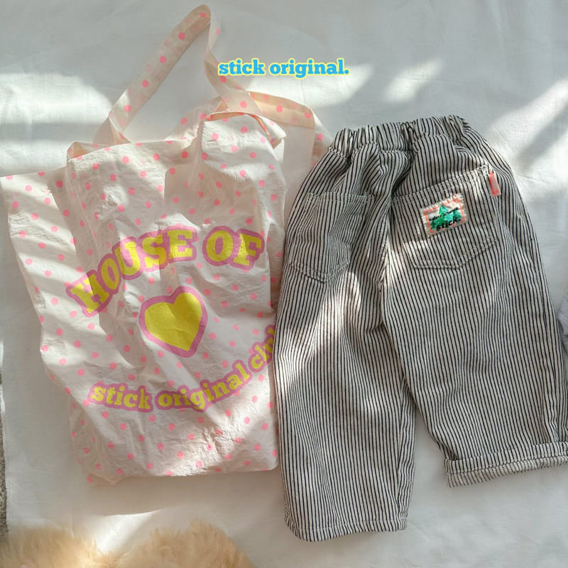 Stick - Korean Children Fashion - #childrensboutique - Dot Eco Bag - 5