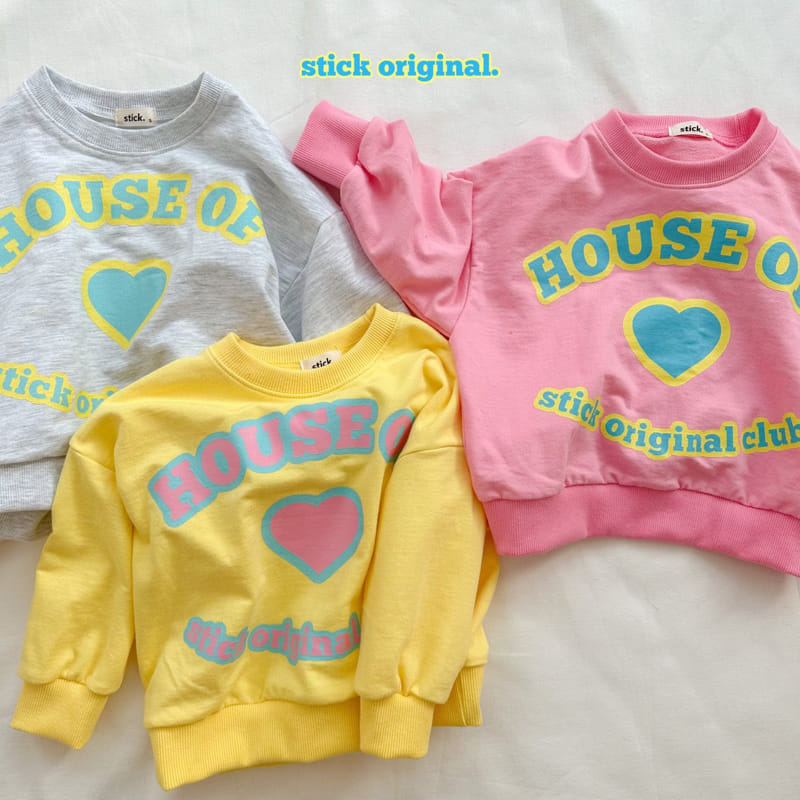Stick - Korean Children Fashion - #kidsshorts - House Sweatshirt with Mom