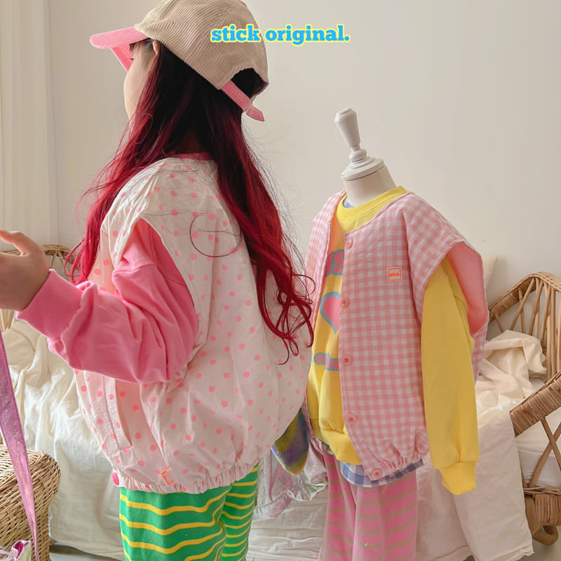 Stick - Korean Children Fashion - #kidzfashiontrend - Dot Vest