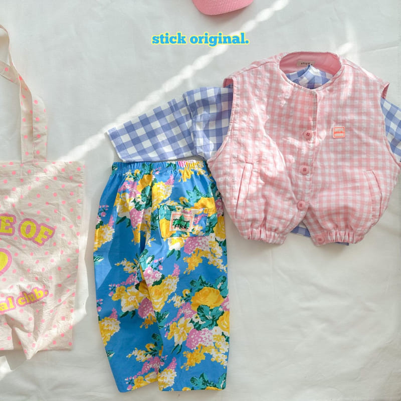 Stick - Korean Children Fashion - #kidzfashiontrend - Gardening Pants with Mom - 5