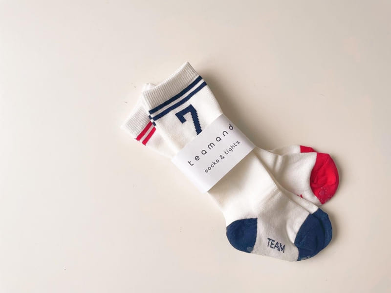 Teamand - Korean Children Fashion - #kidzfashiontrend - Number Knee Socks Set - 7