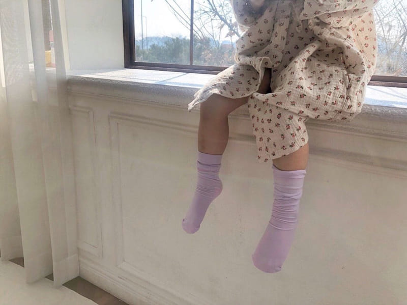 Teamand - Korean Children Fashion - #kidzfashiontrend - Color Knee Socks  - 5
