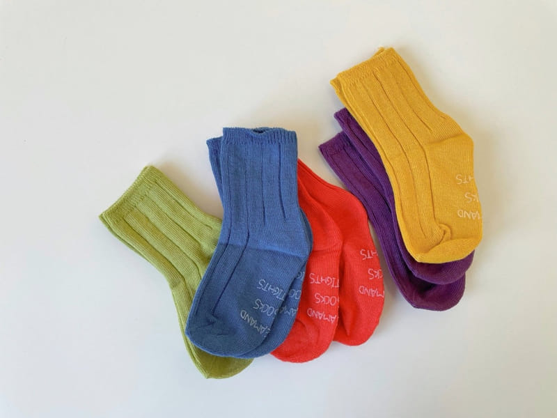 Teamand - Korean Children Fashion - #littlefashionista - Color Socks Set - 2
