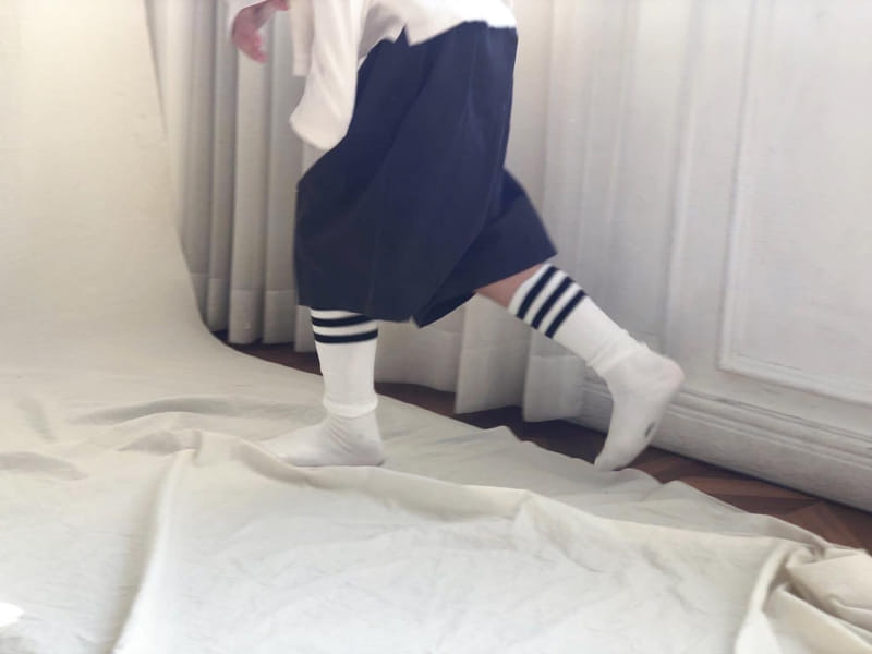 Teamand - Korean Children Fashion - #magicofchildhood - Three Stripes Knee Socks  - 12