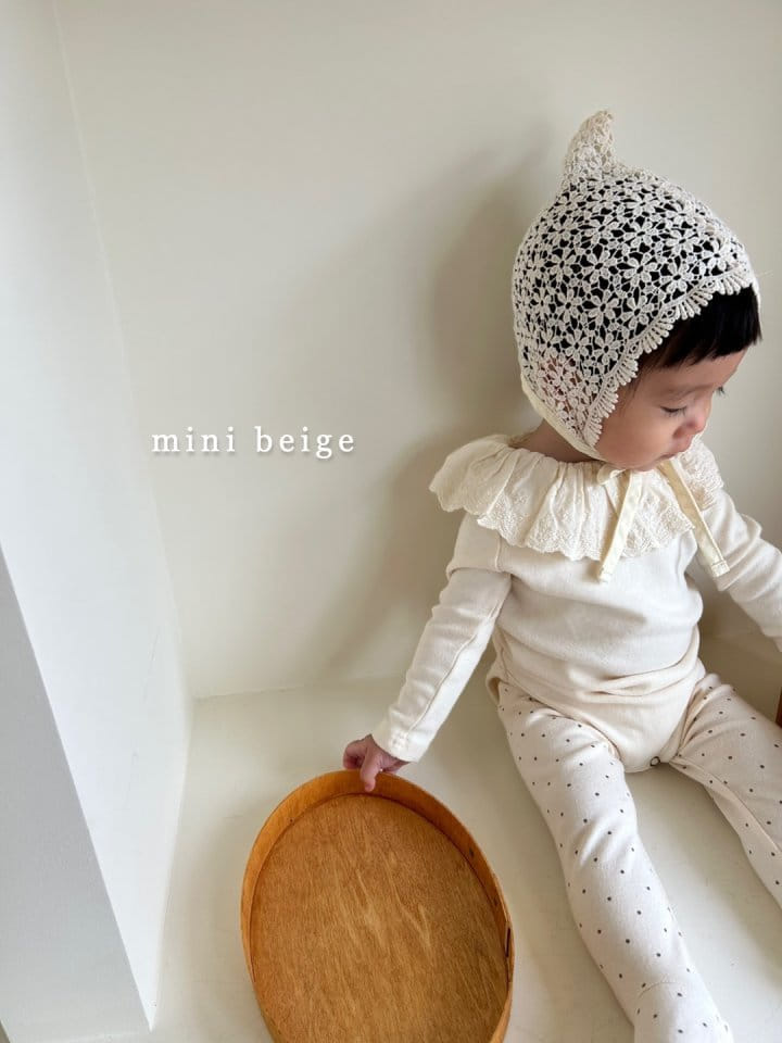 The Beige - Korean Baby Fashion - #babyboutique - Frill Sticky Bodysuit - 5
