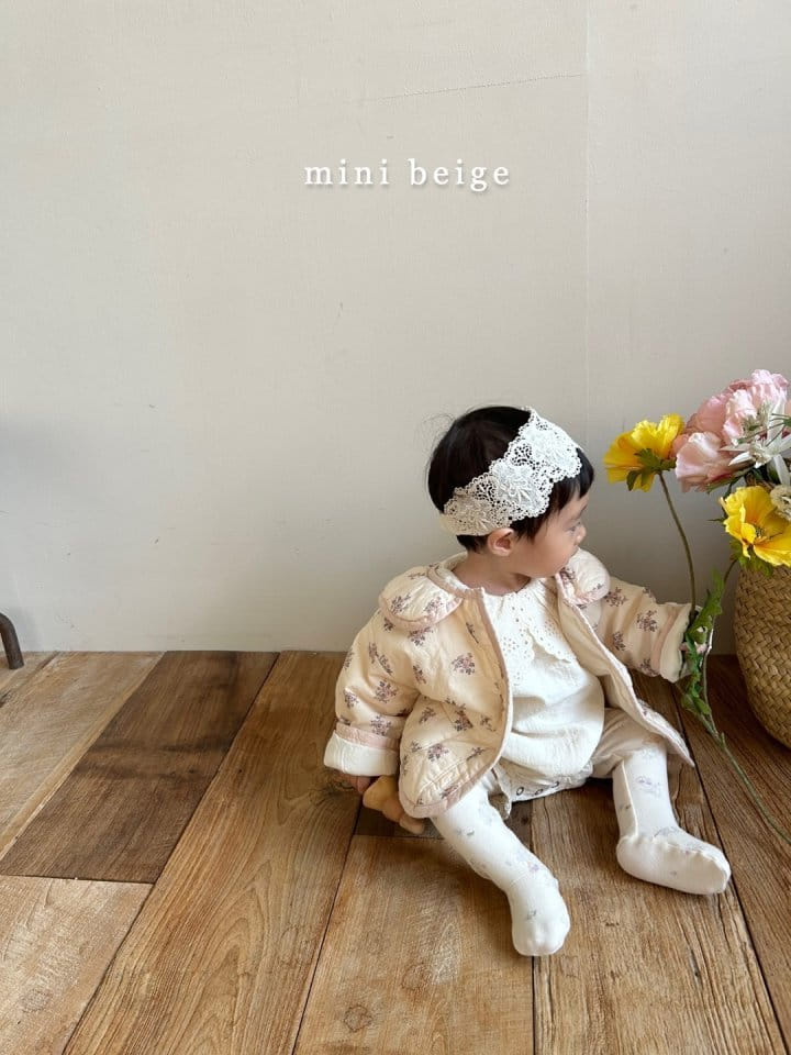 The Beige - Korean Baby Fashion - #babyfever - Circle Collar Jacket - 6