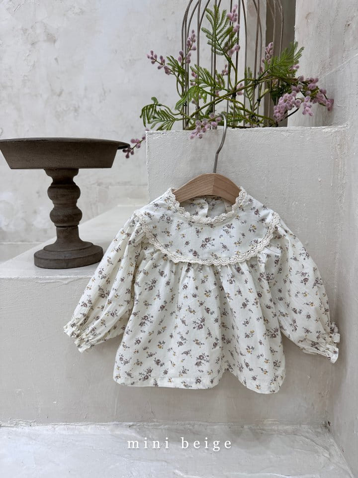 The Beige - Korean Baby Fashion - #babyoutfit - Lace Blouse