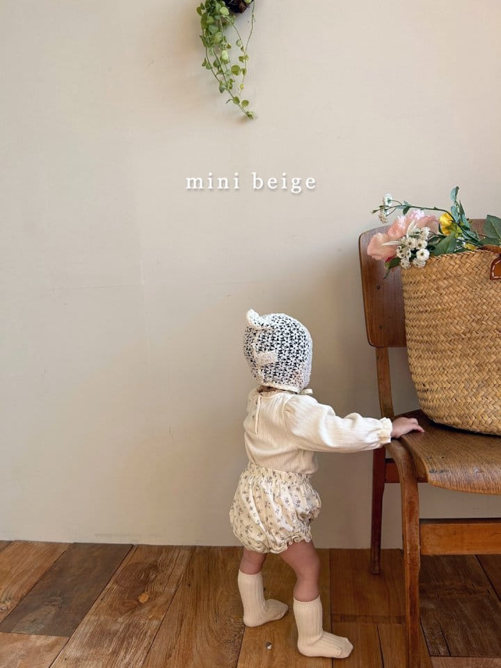 The Beige - Korean Baby Fashion - #onlinebabyboutique - Frill Bloomer - 9