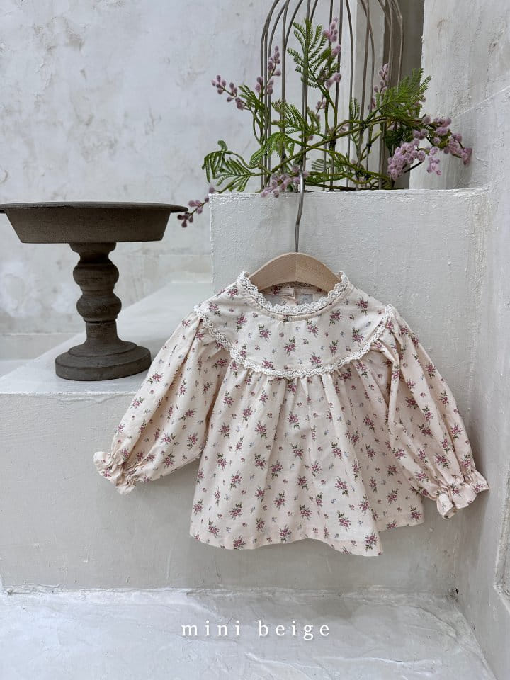 The Beige - Korean Baby Fashion - #onlinebabyboutique - Lace Blouse - 3