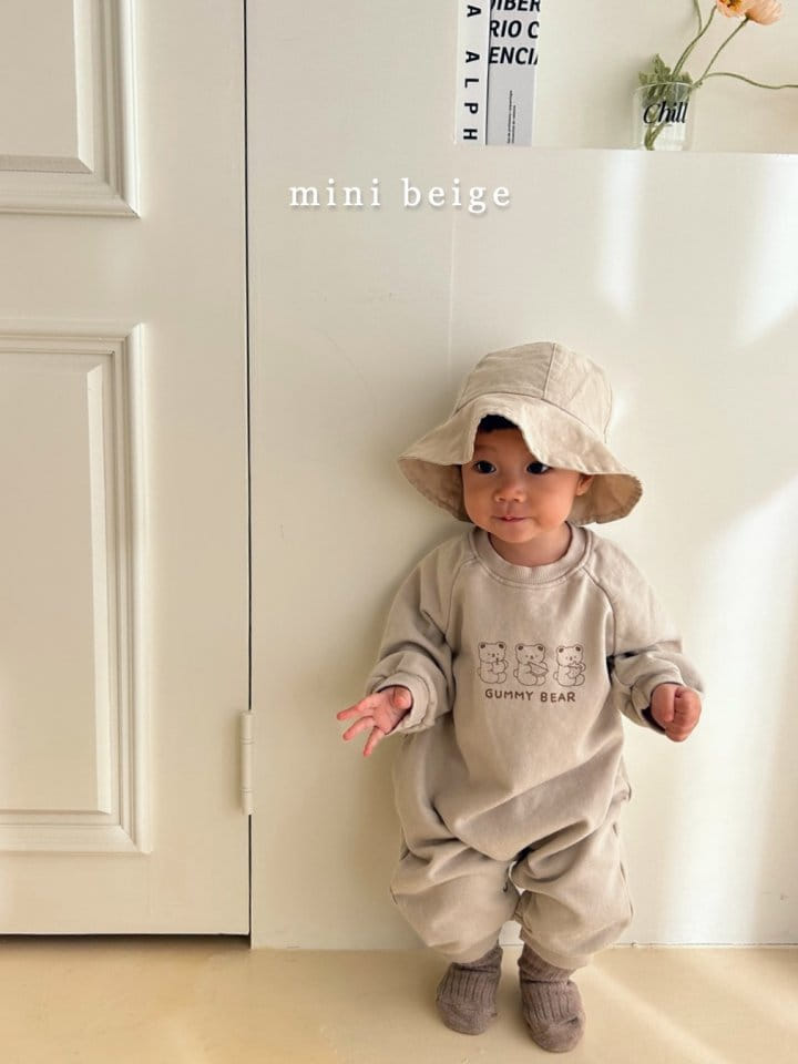 The Beige - Korean Baby Fashion - #onlinebabyshop - Jelly Bear Bodysuit - 12
