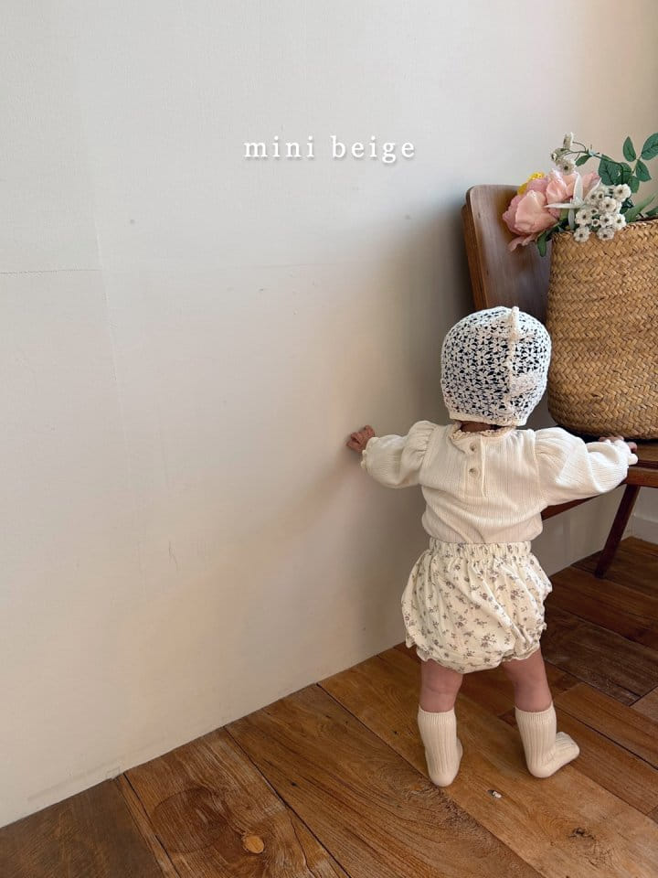 The Beige - Korean Baby Fashion - #onlinebabyshop - Frill Bloomer - 10