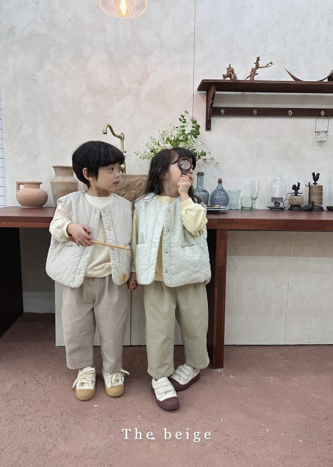 The Beige - Korean Children Fashion - #childofig - Button Baggy Pants - 11
