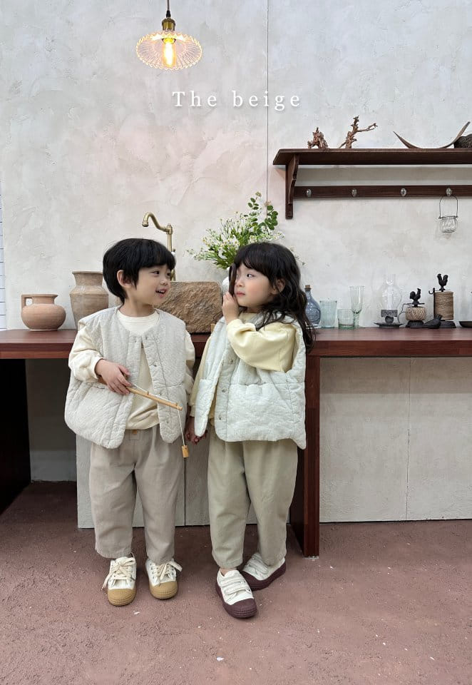 The Beige - Korean Children Fashion - #childofig - Button Baggy Pants - 12