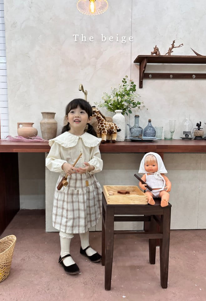 The Beige - Korean Children Fashion - #childofig - Check Cancan Skirt - 8