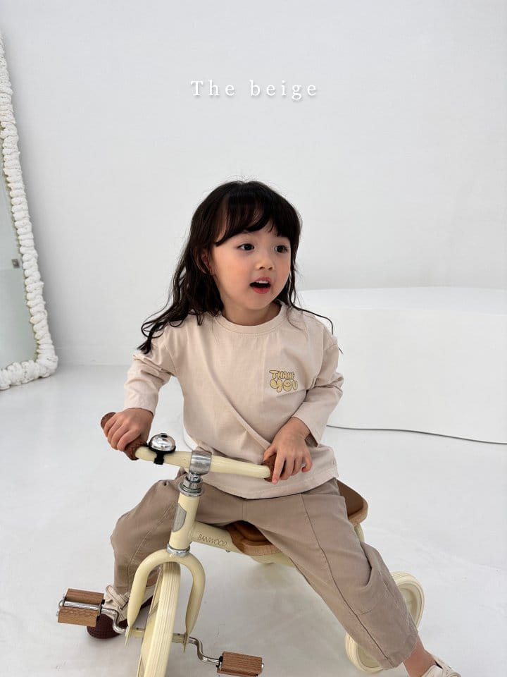 The Beige - Korean Children Fashion - #childofig - Thank You Paint Tee - 6
