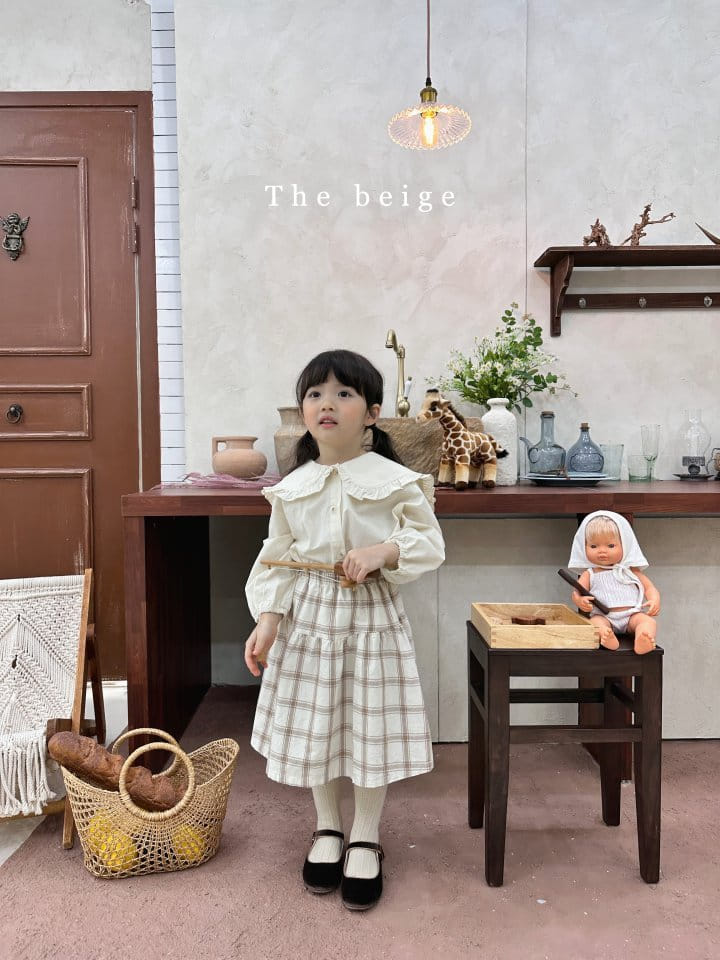 The Beige - Korean Children Fashion - #childrensboutique - Check Cancan Skirt - 10