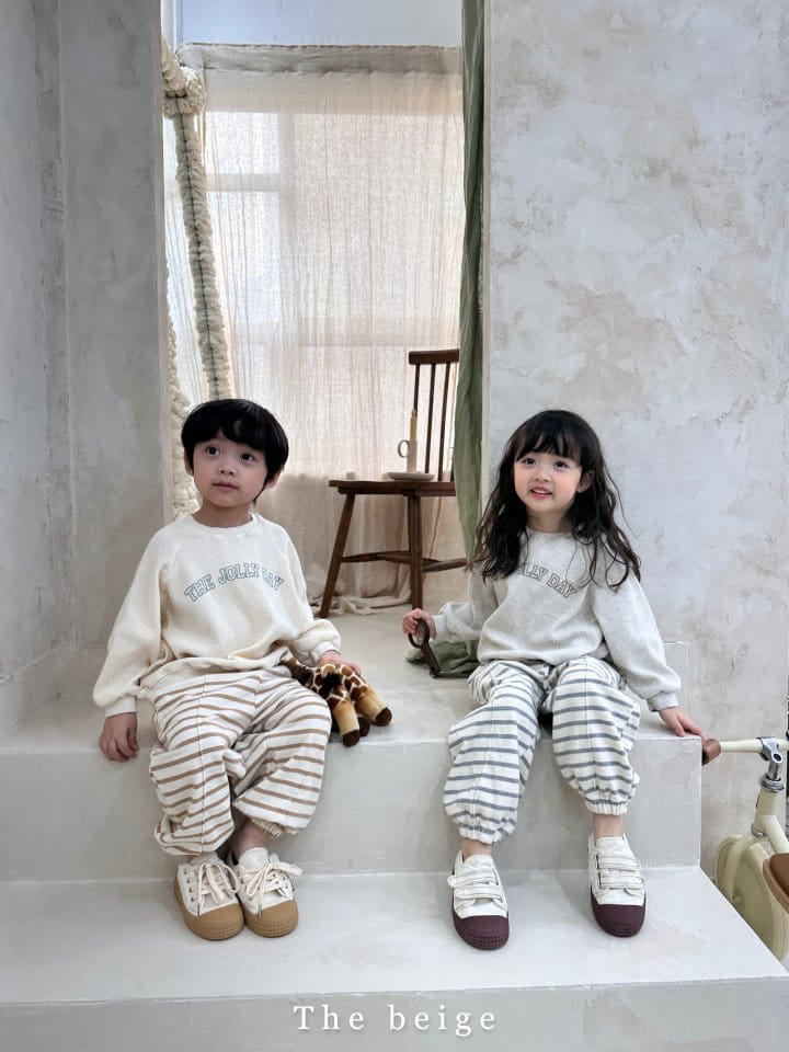 The Beige - Korean Children Fashion - #designkidswear - Stripes Pintuck Pants - 3