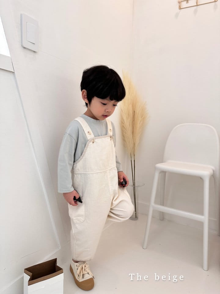 The Beige - Korean Children Fashion - #designkidswear - Circle Dungarees Pants - 12