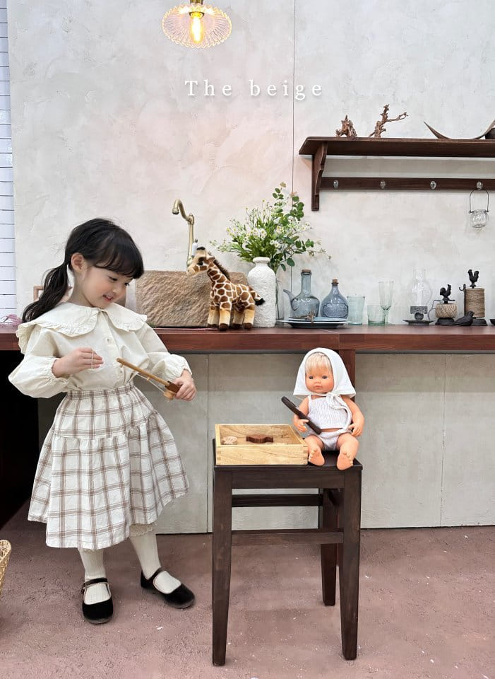 The Beige - Korean Children Fashion - #designkidswear - Check Cancan Skirt - 11