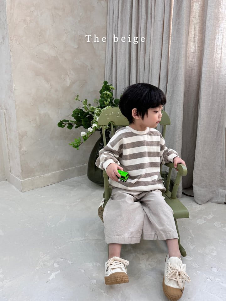 The Beige - Korean Children Fashion - #designkidswear - Stripes Sweatshirt - 6