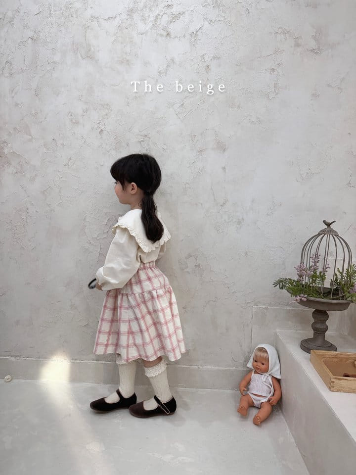 The Beige - Korean Children Fashion - #discoveringself - Check Cancan Skirt - 12