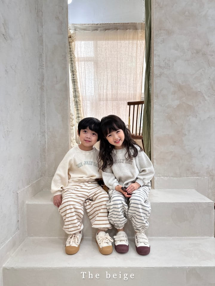 The Beige - Korean Children Fashion - #kidsstore - Stripes Pintuck Pants - 7