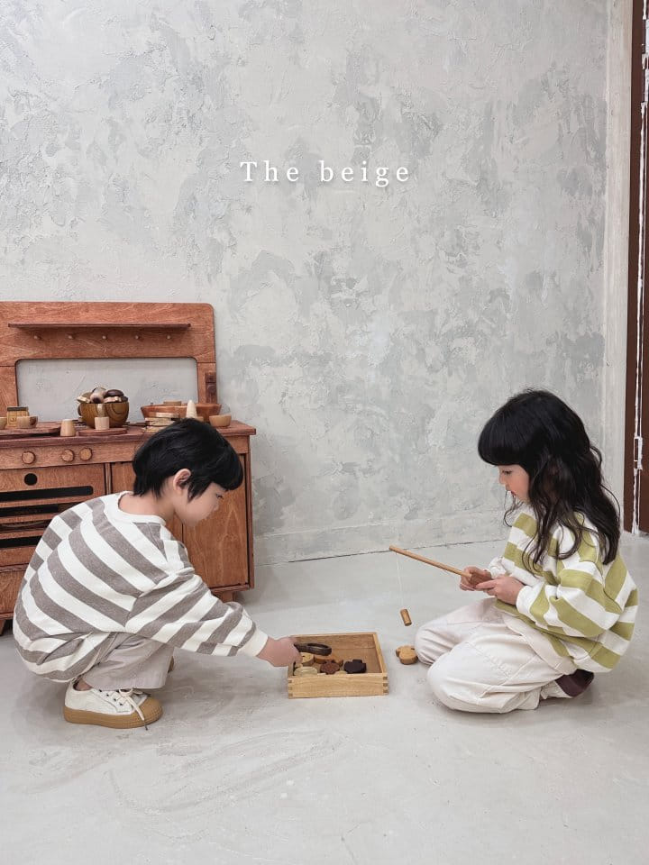 The Beige - Korean Children Fashion - #kidsstore - Stripes Sweatshirt - 10