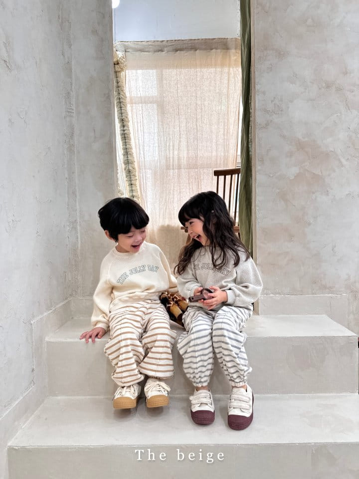 The Beige - Korean Children Fashion - #kidzfashiontrend - Stripes Pintuck Pants - 8