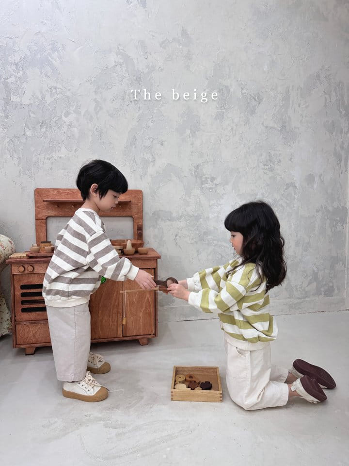 The Beige - Korean Children Fashion - #kidzfashiontrend - Stripes Sweatshirt - 11