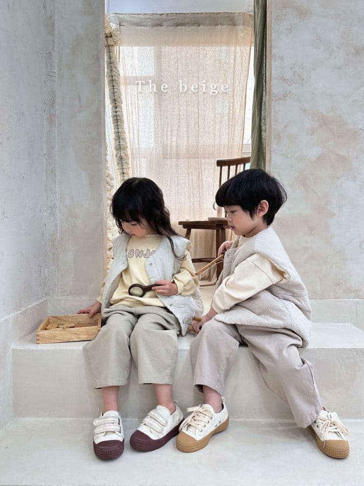 The Beige - Korean Children Fashion - #kidzfashiontrend - Check Vest - 3