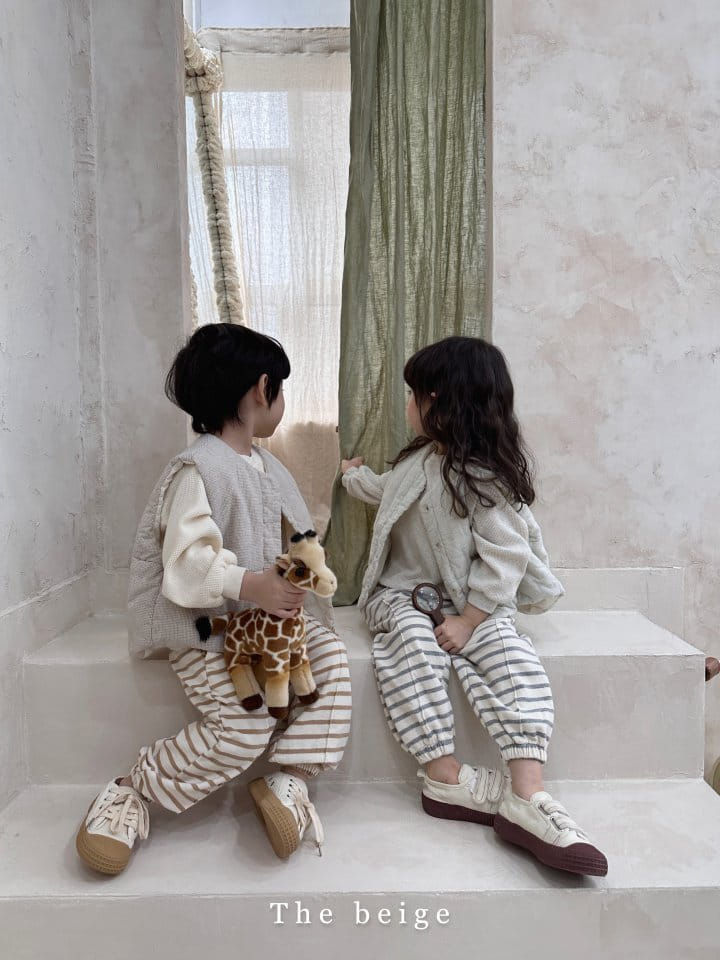 The Beige - Korean Children Fashion - #minifashionista - Stripes Pintuck Pants - 12