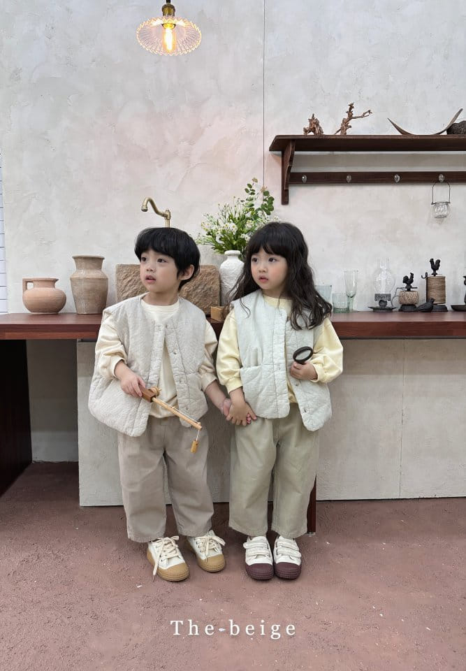 The Beige - Korean Children Fashion - #minifashionista - Check Vest - 7