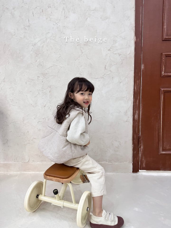 The Beige - Korean Children Fashion - #stylishchildhood - Check Vest - 11