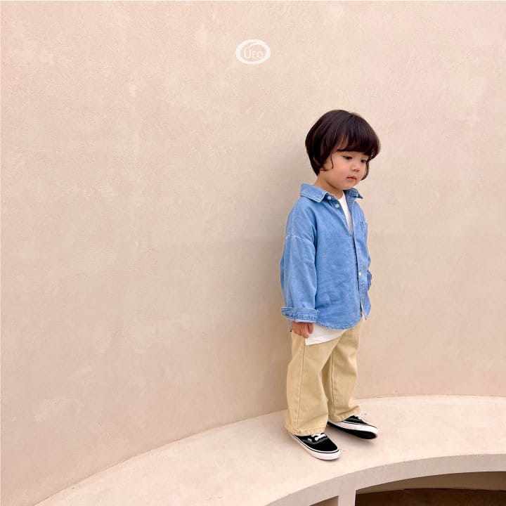 U Eo - Korean Children Fashion - #childofig - Dandy Denim Shirt - 10