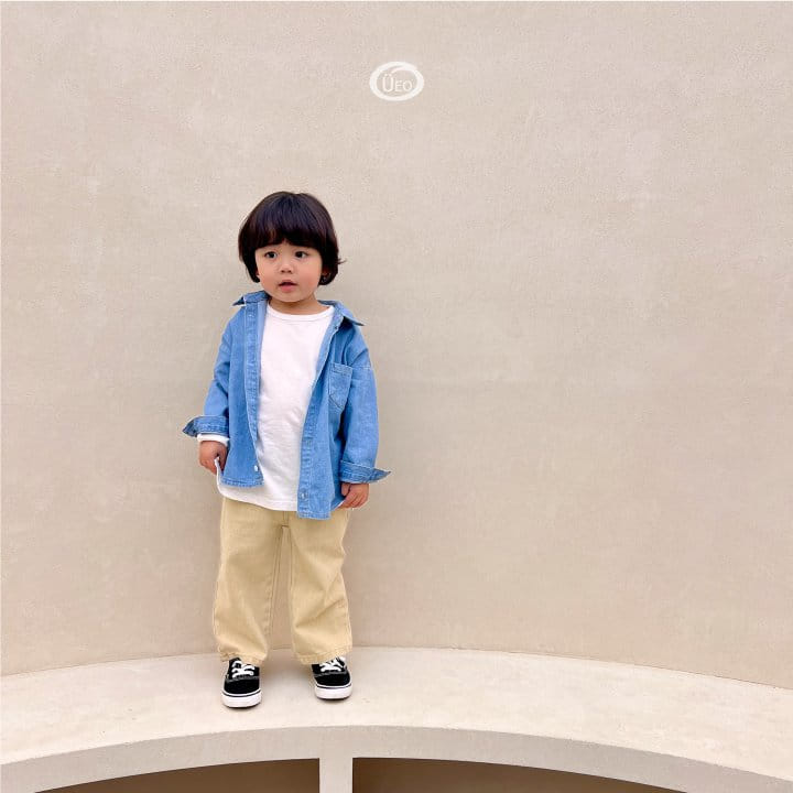 U Eo - Korean Children Fashion - #designkidswear - Dandy Denim Shirt - 12