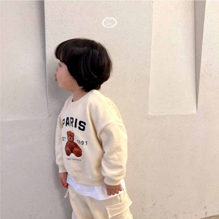 U Eo - Korean Children Fashion - #kidsshorts - Bear Sweatshirt - 8