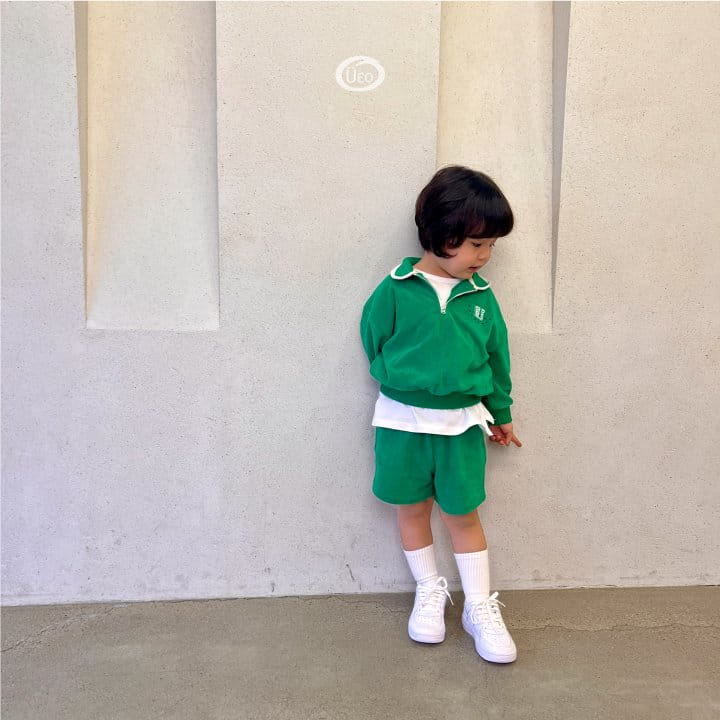 U Eo - Korean Children Fashion - #magicofchildhood - Terry Anorak Top Bottom Set - 7