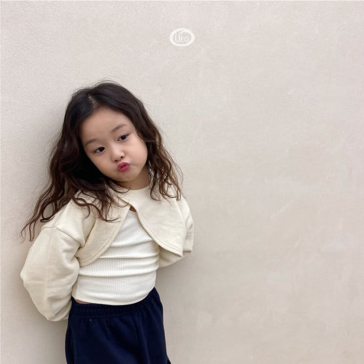 U Eo - Korean Children Fashion - #minifashionista - Crop Sleeveless Top Bottom Set - 9