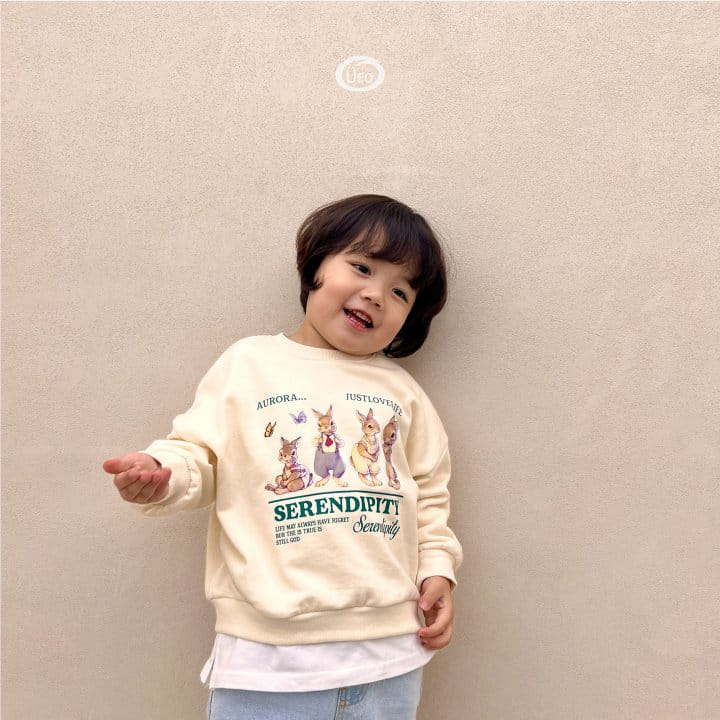 U Eo - Korean Children Fashion - #toddlerclothing - Rabbit Sweatshirt - 12
