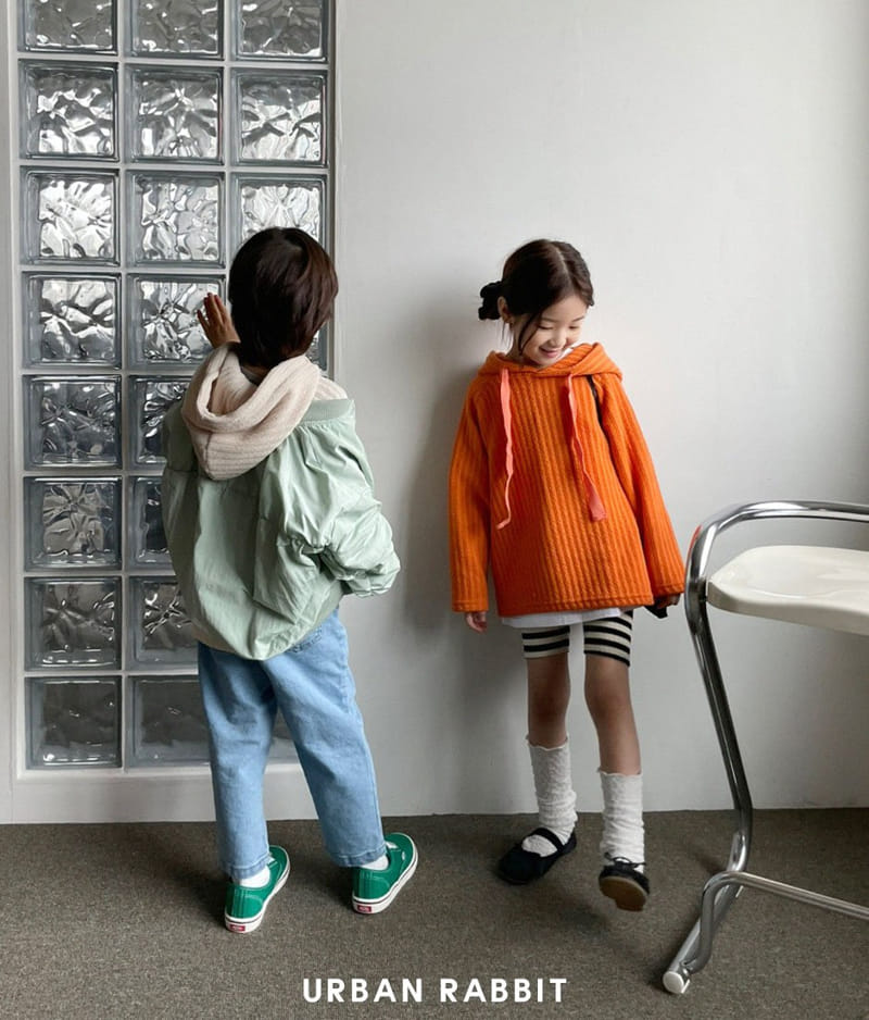 Urban Rabbit - Korean Children Fashion - #childofig - Knit Regulan Hoody - 8