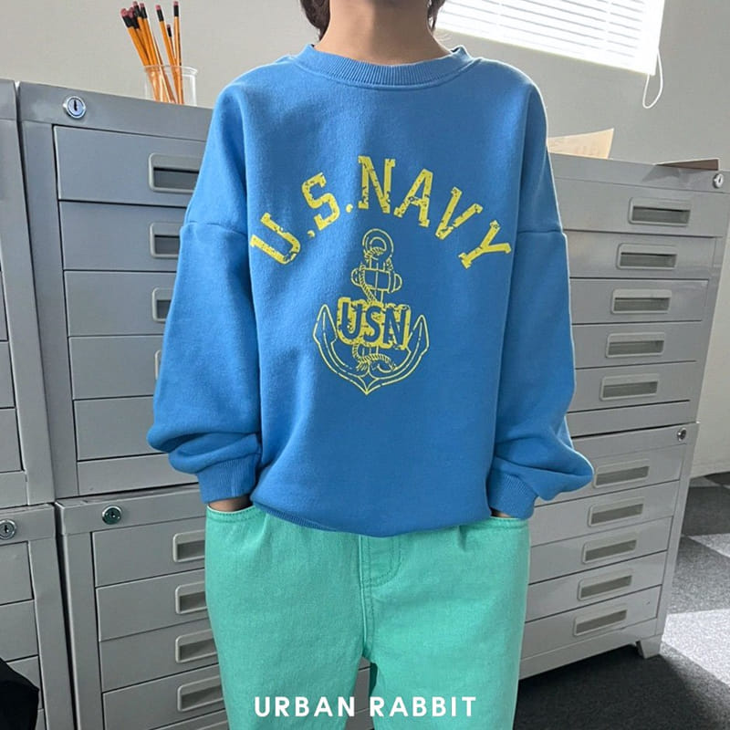 Urban Rabbit - Korean Children Fashion - #designkidswear - Navy Sweatshirt - 7