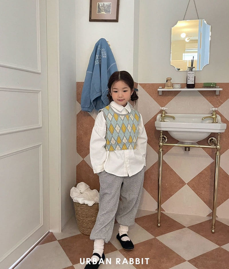 Urban Rabbit - Korean Children Fashion - #designkidswear - Arglye Vest - 2