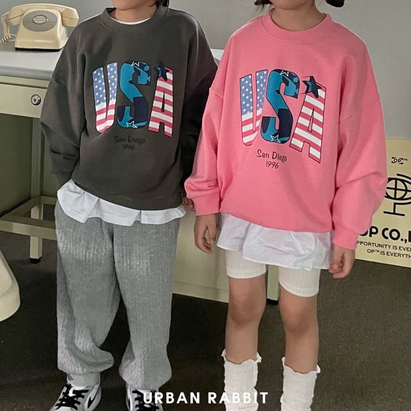 Urban Rabbit - Korean Children Fashion - #designkidswear - USA Sweatshirt - 10