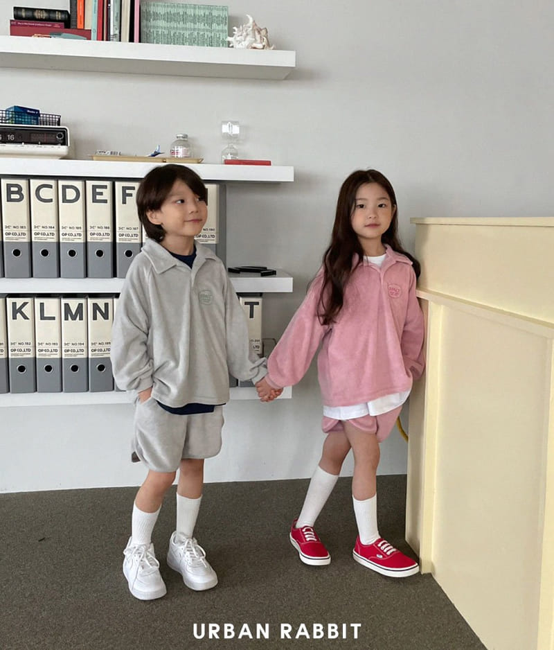 Urban Rabbit - Korean Children Fashion - #littlefashionista - Terry Collar Tee