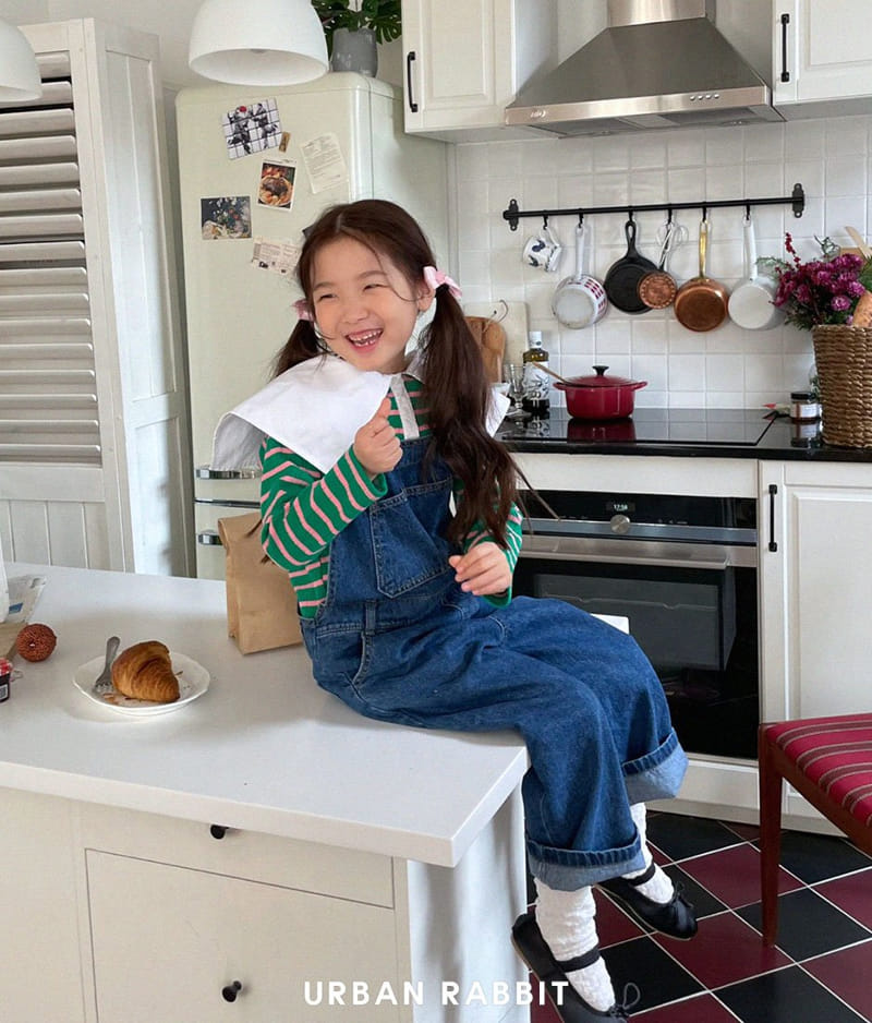 Urban Rabbit - Korean Children Fashion - #magicofchildhood - Denim Overalls - 3