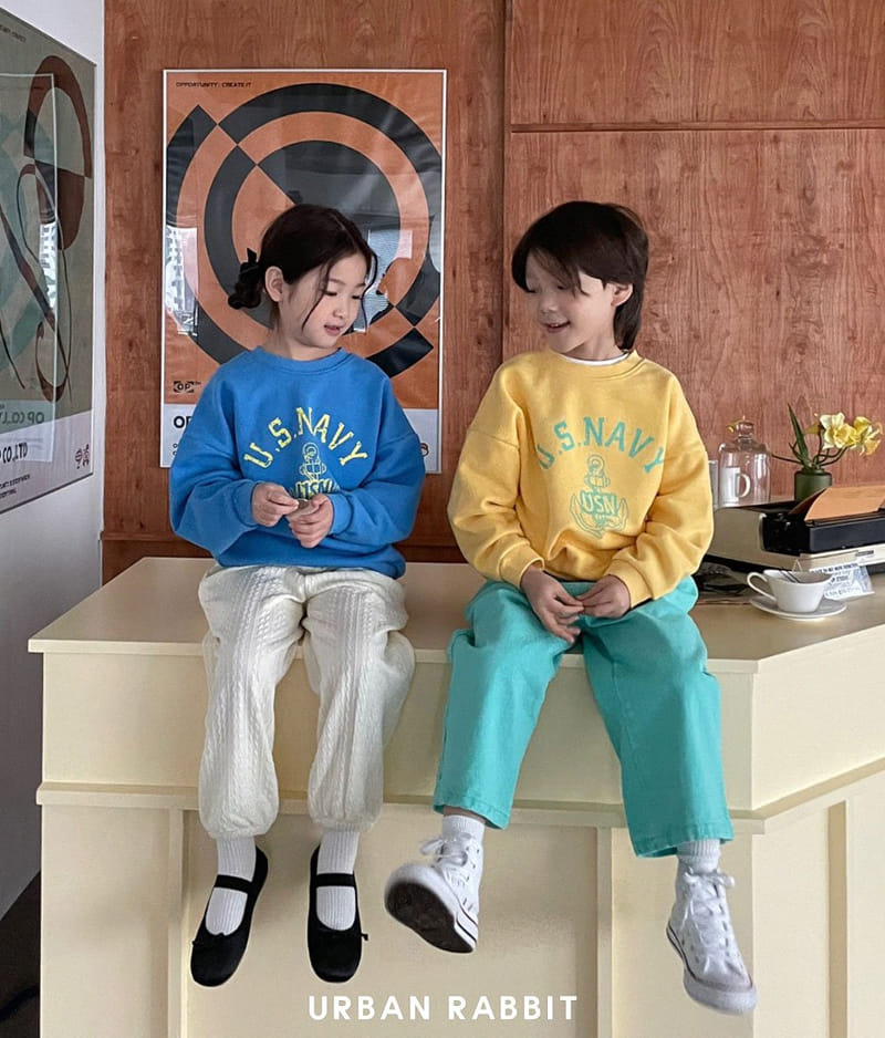 Urban Rabbit - Korean Children Fashion - #prettylittlegirls - Navy Sweatshirt