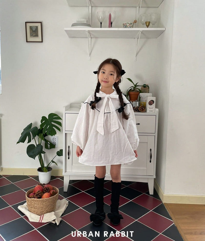 Urban Rabbit - Korean Children Fashion - #prettylittlegirls - Ribbon Mini One-piece - 2
