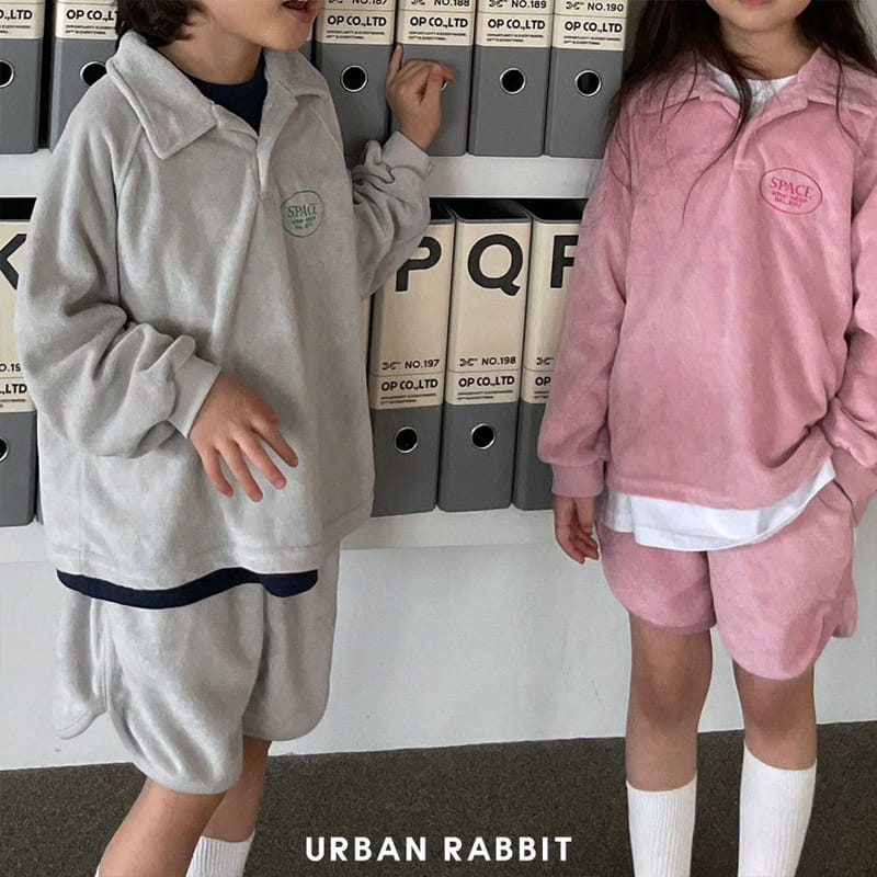 Urban Rabbit - Korean Children Fashion - #toddlerclothing - Terry Collar Tee - 6