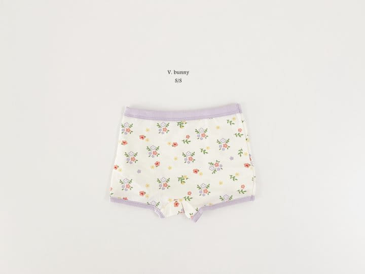 V Bunny - Korean Children Fashion - #childofig - Flower Underwear Set - 7