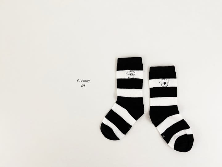 V Bunny - Korean Children Fashion - #childofig - Notty Socks Set - 5